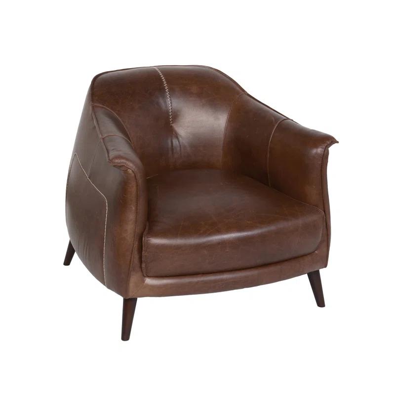 Classic Home Leather Club Chair