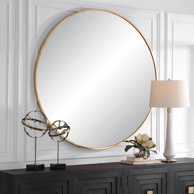 Uttermost Junius Metal Round Wall Mirror