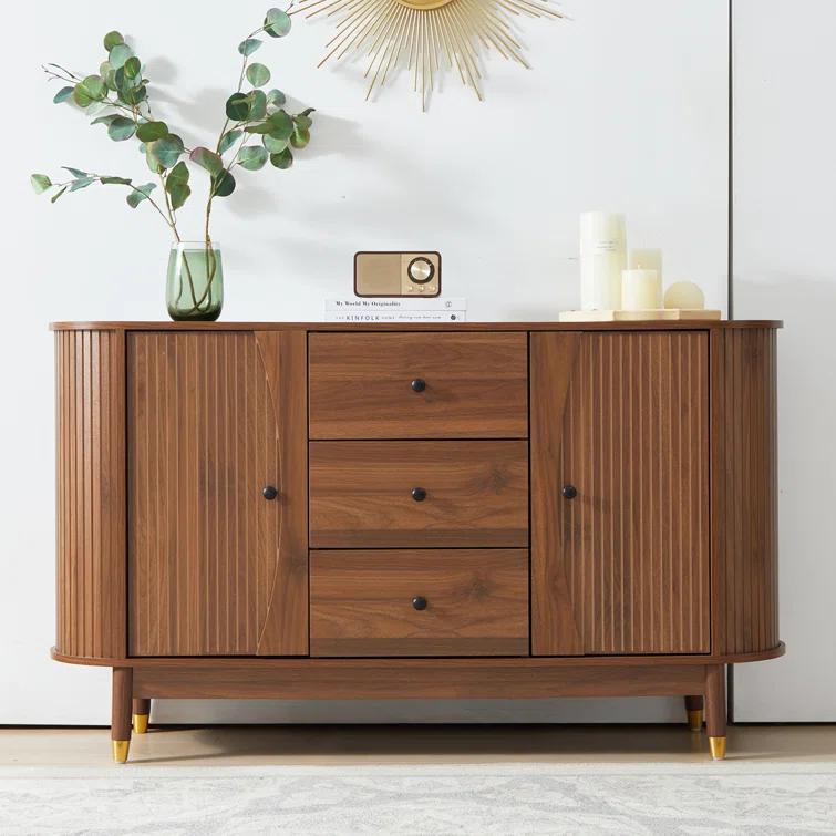 George Oliver Evana 55"Sideboard with 3 Drawer