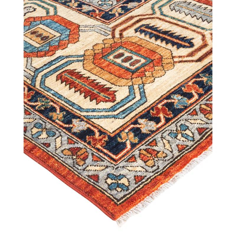 One-of-a-Kind 11' 3" X 15' 10" New Age Wool Area Rug in Orange