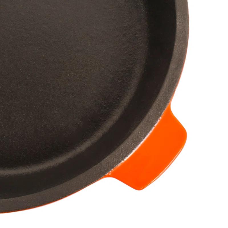 BergHOFF BergHOFF Neo 5Pc Cast Iron Set: 5Qt and 8Qt Covered Dutch Ovens and 10" Fry Pan