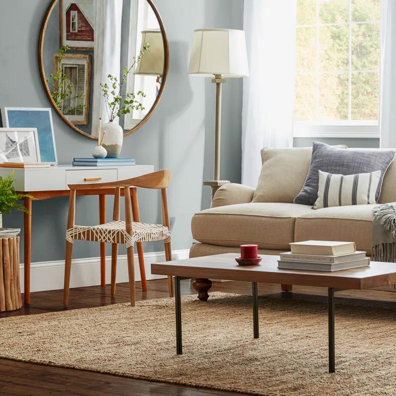 Kazbah Leather Dining Arm Chair