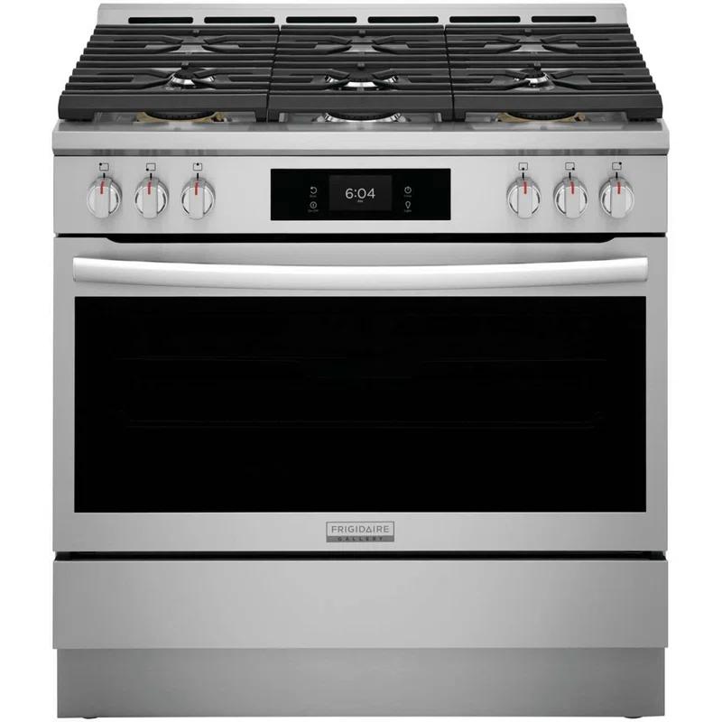 Frigidaire Gallery Frigidaire Gallery 30" 4.6 Cubic Feet Smart Dual Fuel Free Standing Range with 6 Burners GCFD3661AF