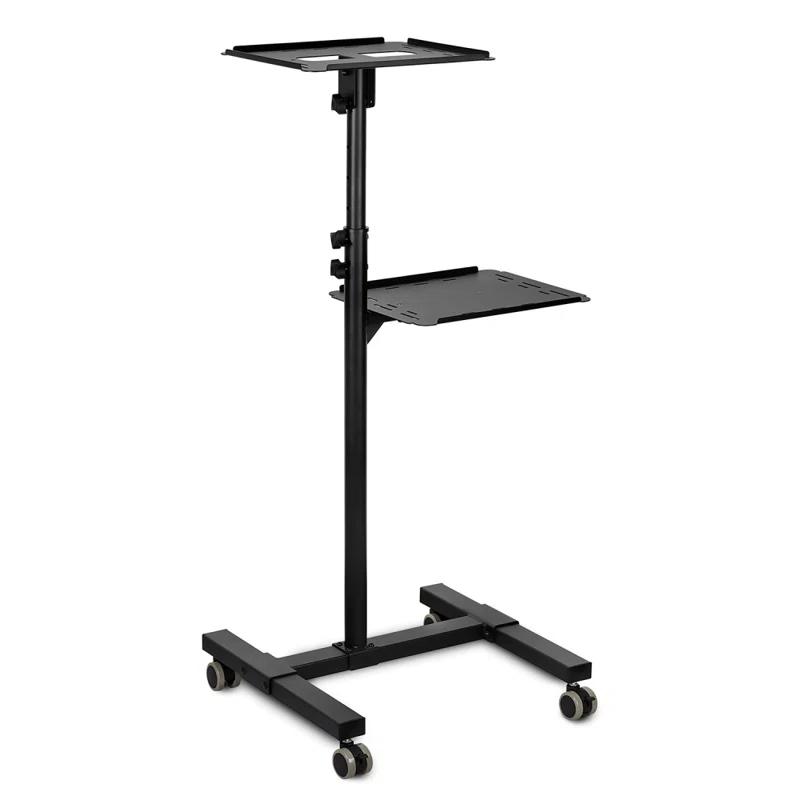 Mount-it Mount-It! Mobile Projector and Laptop Stand with 2 Shelves, Rolling Cart