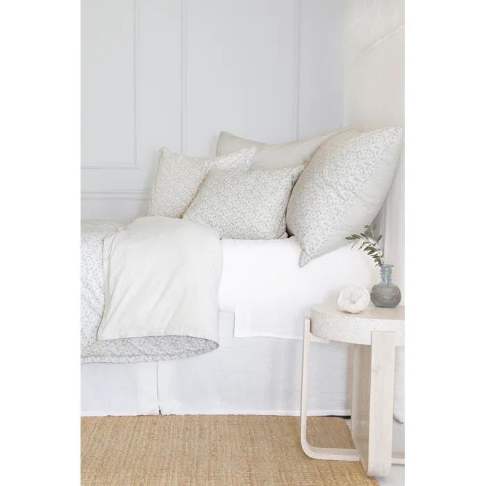 Pom Pom At Home June Floral and Stripe Reversible 100% Cotton Sham