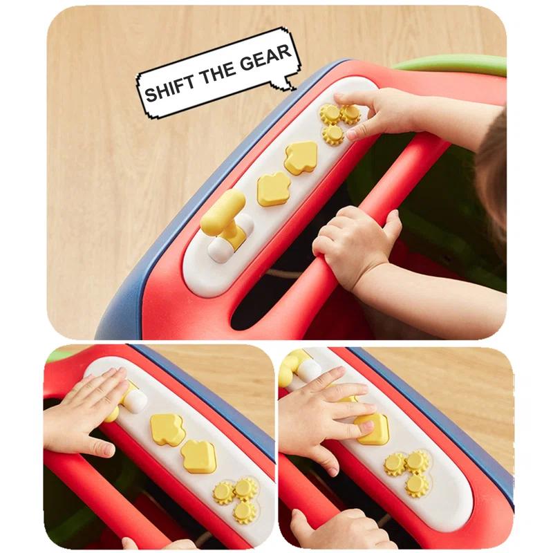 Topteng 5 In 1 Push/Pull Ride on Car for Toddlers