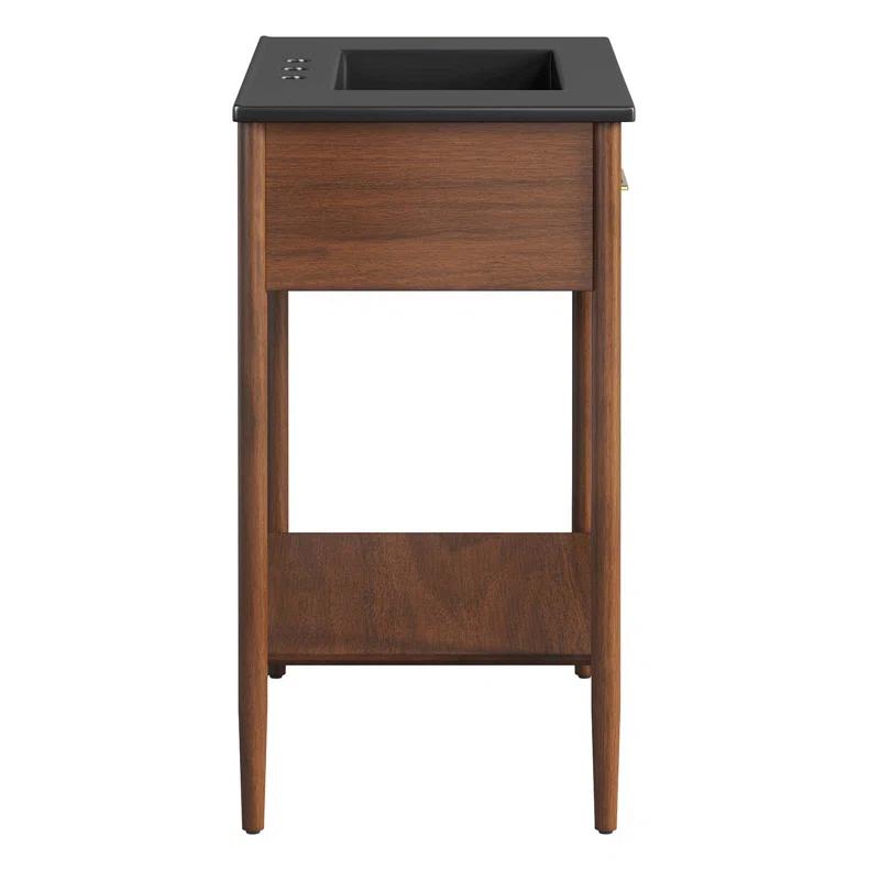 Modway Modway Zaire 30'' Single Bathroom Vanity with Ceramic Top