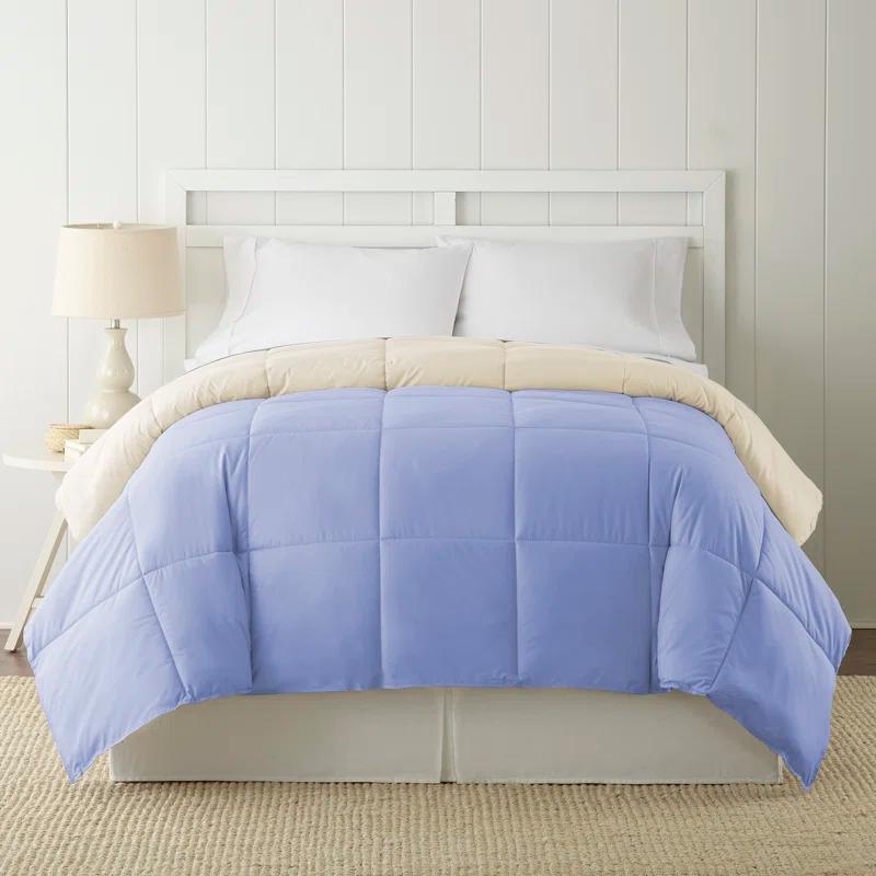 Modern Threads Modern Threads Sanctuary by PCT Down Alternative Microfiber Quilted Reversible Comforter & Duvet Insert - Soft, Comfortable Alternative to Goose Down - Bedding for All Seasons