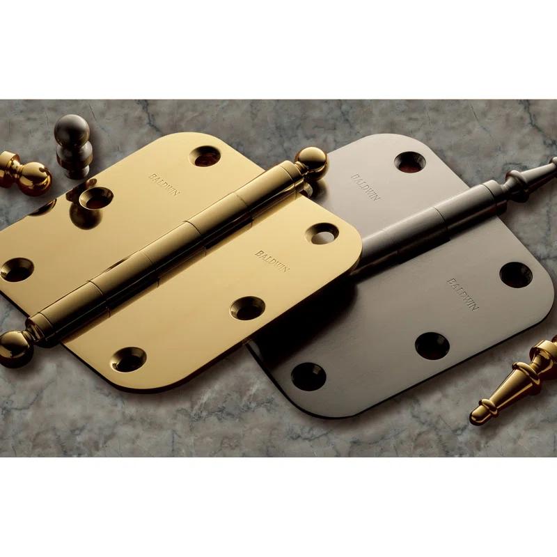 Baldwin 3.5" H x 3.5" W Butt Bearing Single Door Hinge