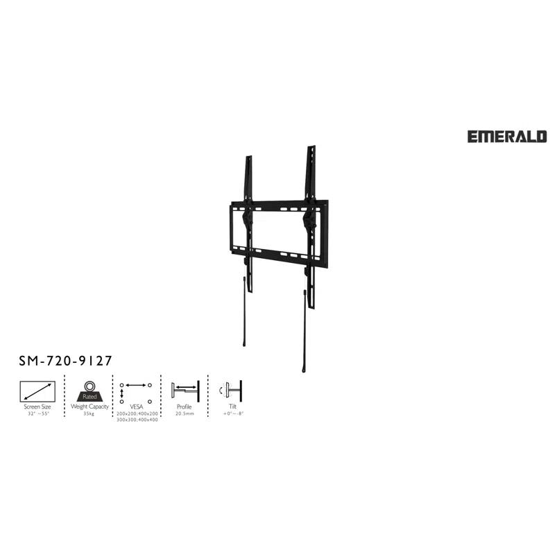 Emerald Emerald Single Screen Wall Mount