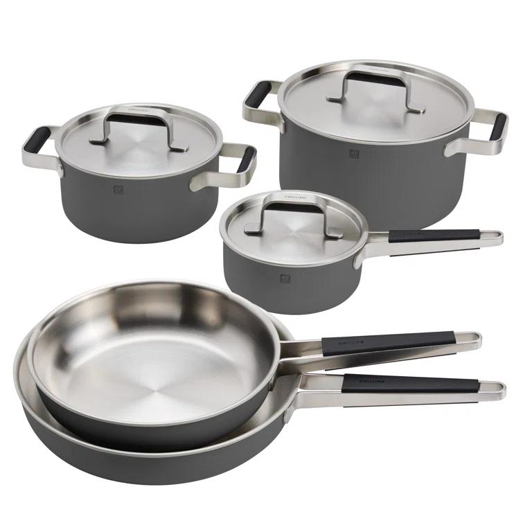 ZWILLING J.A. Henckels ZWILLING Pure 8-Pc Stainless Steel Cookware Set