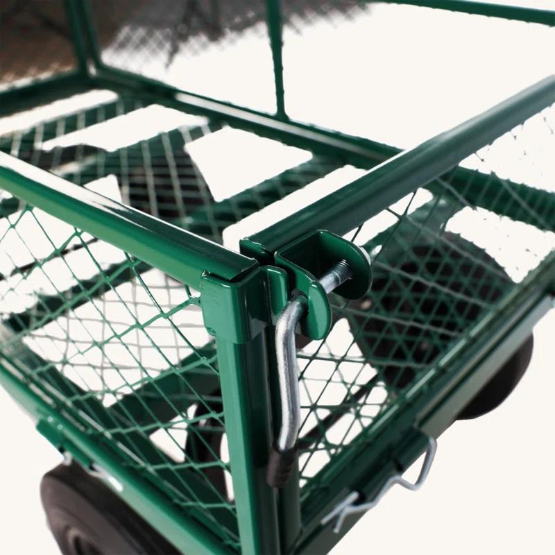 Tech Cube (Solid Wheels Wagon Cart) Solid Wheels Tools Cart Wagon Cart Garden Cart Trucks  Make It Easier To Transport Firewood