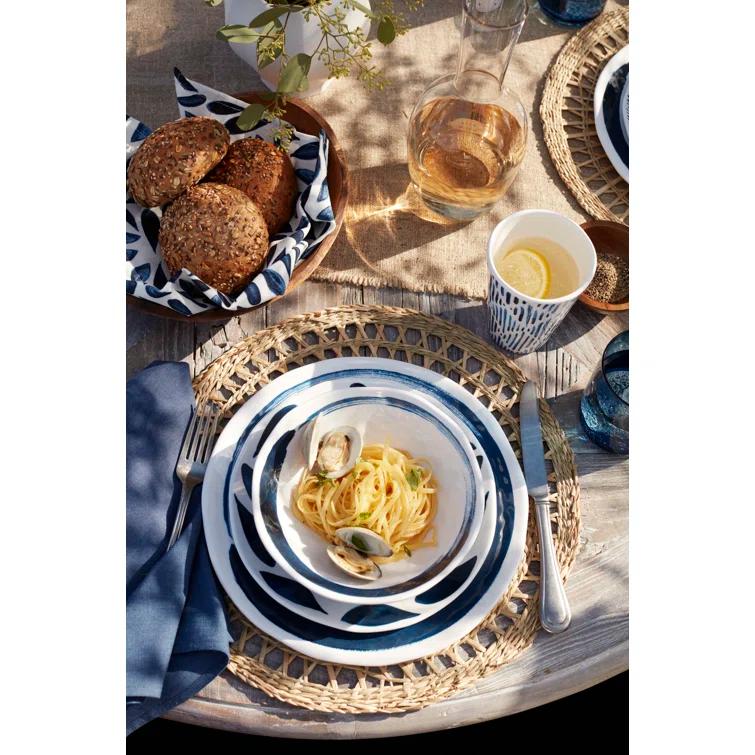 Lenox Blue Bay Melamine 20-Piece Dinnerware Set