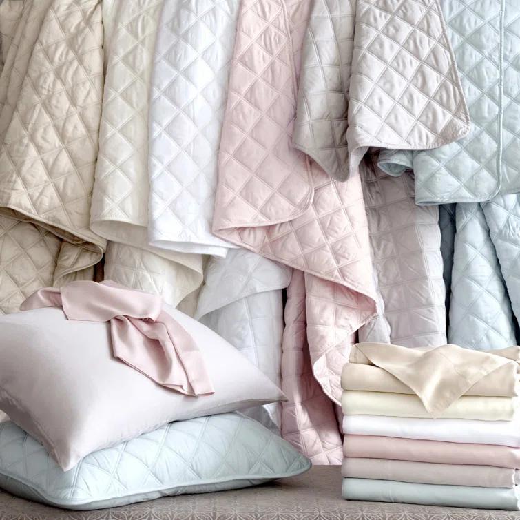 Pine Cone Hill Quilted Silken Solid Coverlet