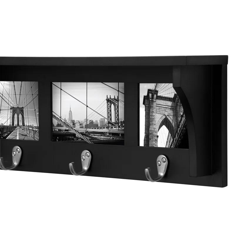 Winston Porter Lemire Wall 3 - Hook Wall Mounted Coat Rack