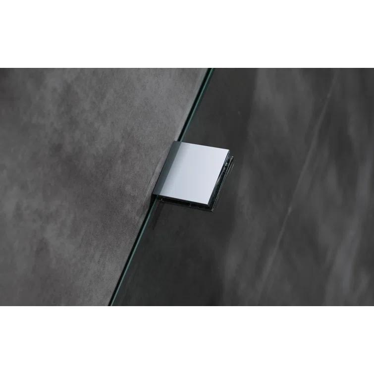 Aston Moselle 44" x 77.5" Rectangular Sliding Shower Enclosure with Base SEN976-TR-CH-48-10-R