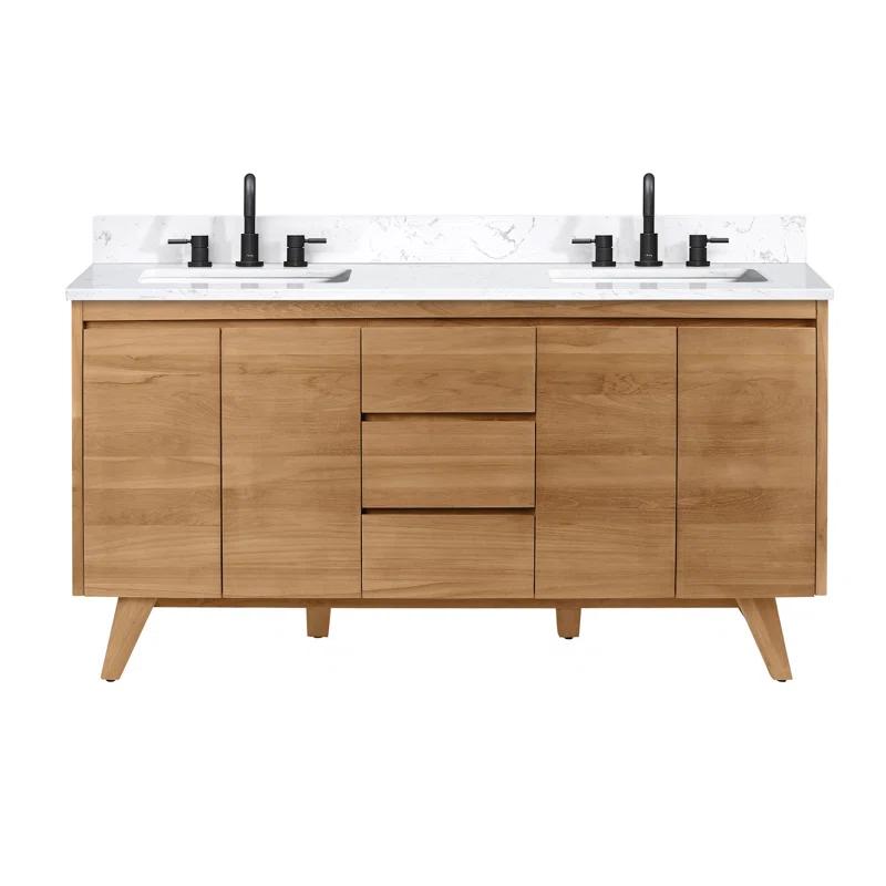 Avanity Coventry 60" Double Bathroom Vanity with Engineered Stone Top