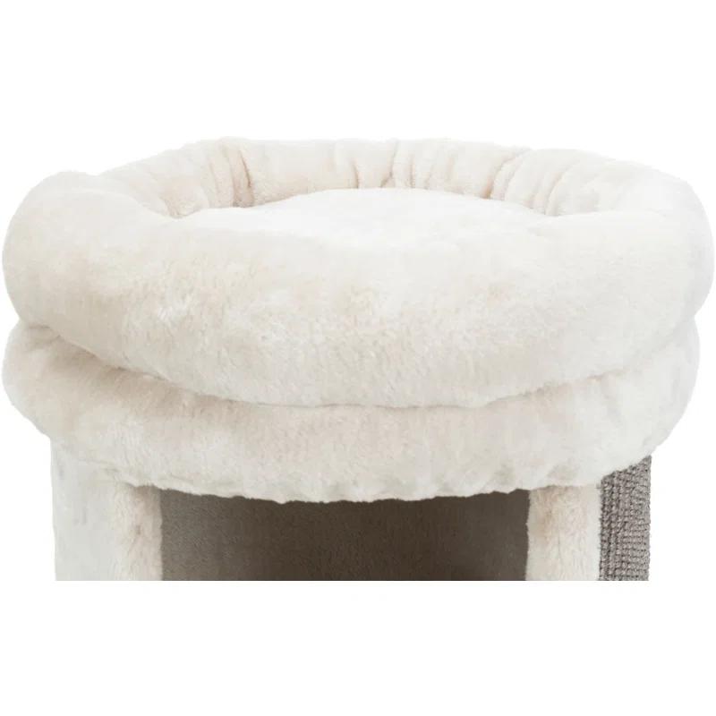 TRIXIE TRIXIE Mexia 29" Cat Tower, 2-Story Cat Condo, Removable Cushions, Cat Bed, Sisal Cat Scratcher, Cat Cube