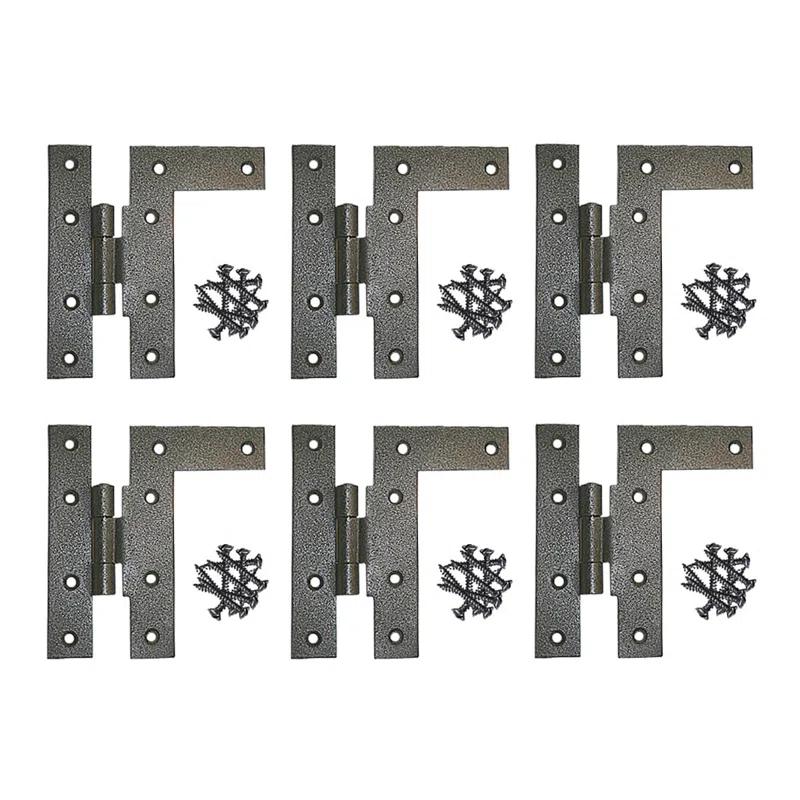 The Renovators Supply Inc. 4.5" H x 3.75" W Offset Pair Door Hinges (Set of 6)