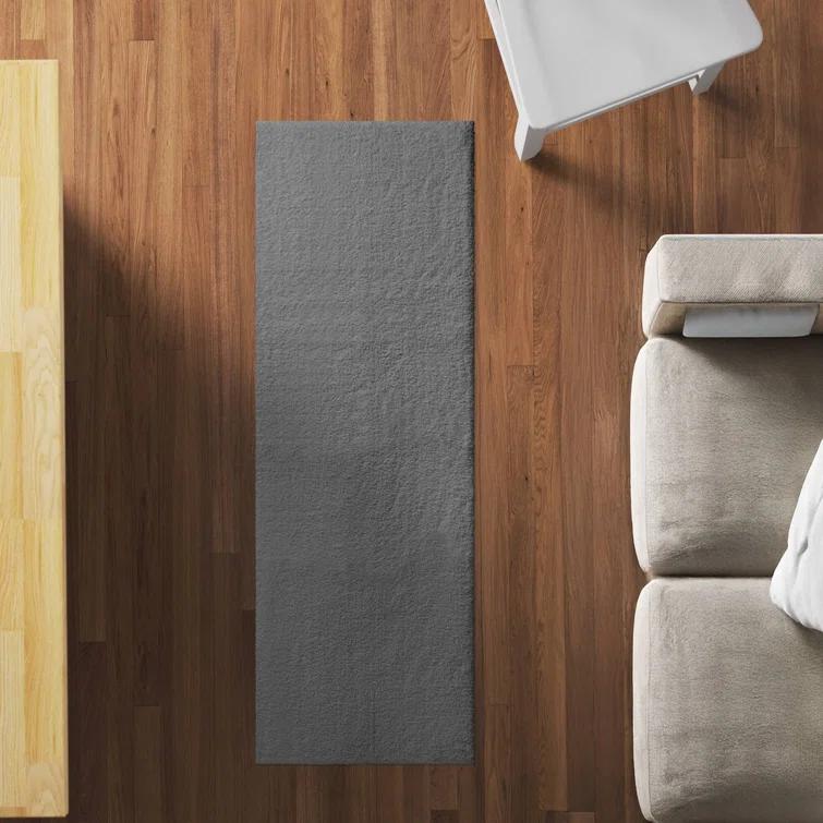 Madison Park Signature Marshmallow Quick Dry Bath Rug with Non-Slip Backing