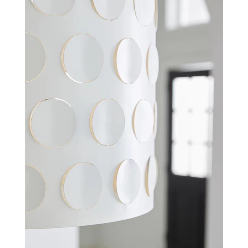 kate spade new york Dottie 3 - Light Dimmable Drum Chandelier