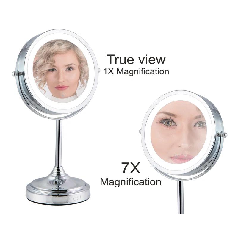 Metal Flat LED Mirror