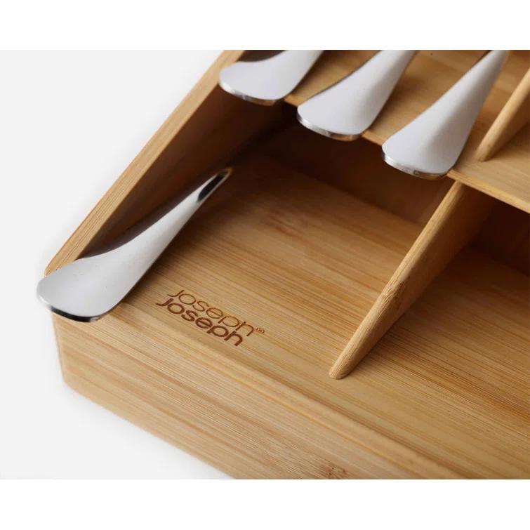 Joseph Joseph Joseph Joseph DrawerStore Large Bamboo Silverware Organizer