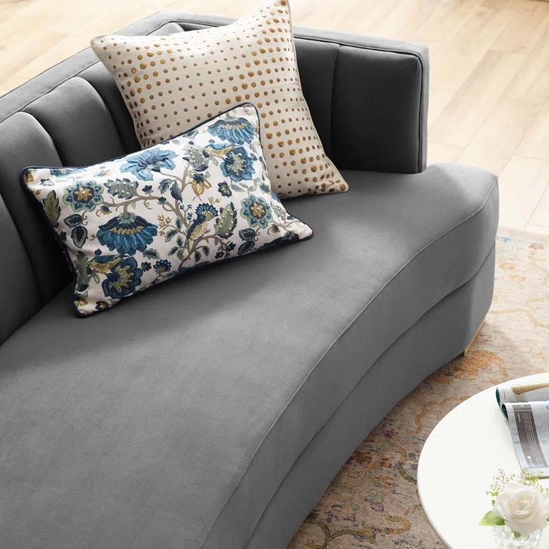 Modway Modway Encompass Channel Tufted Performance Velvet Curved Sofa