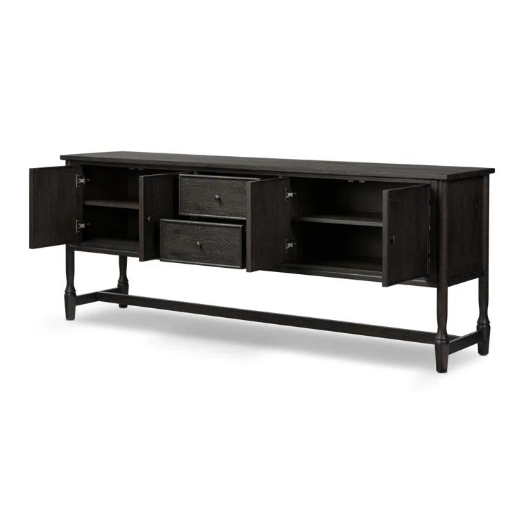 Bari Sideboard by Amber Lewis x Four Hands - Smoked Black / 84"W