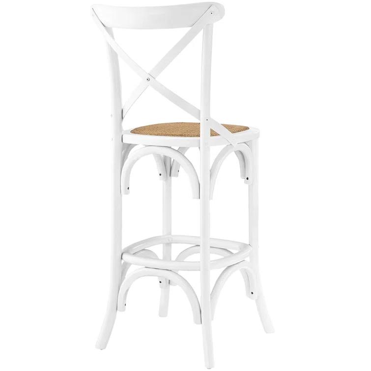 Modway Modway The Gray Barn Hidden Hill Elm Wood Barstool