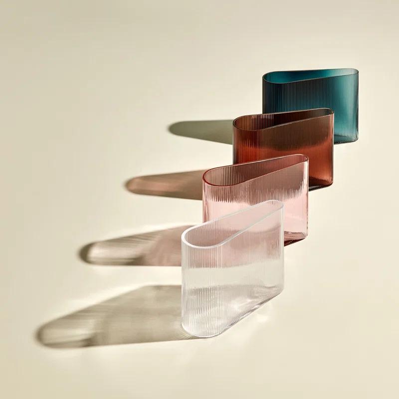 Nude Mist Handmade Lead Free Crystal Table Vase