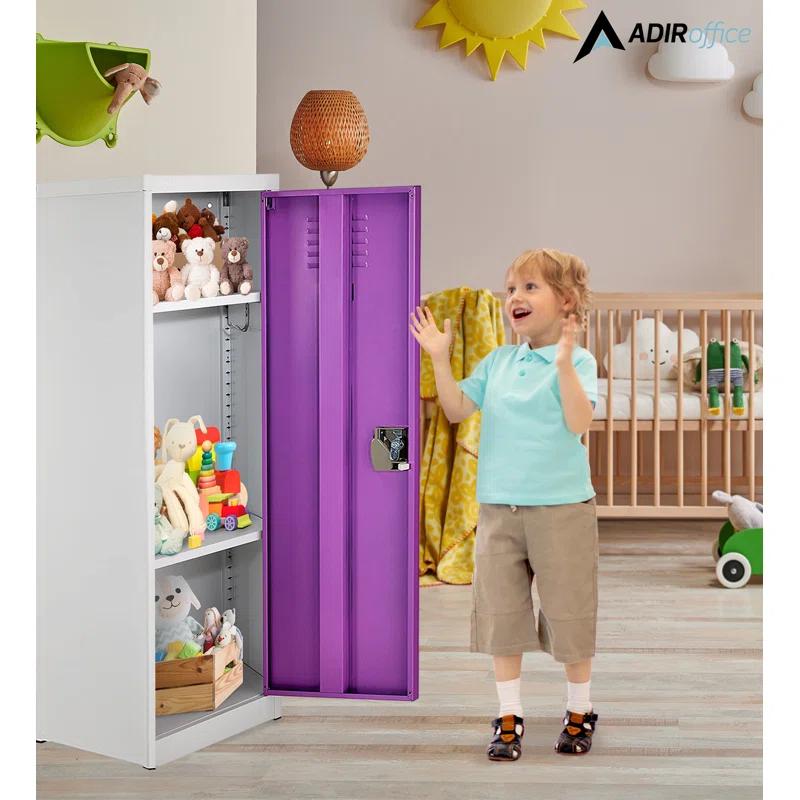 AdirOffice Steel 1-Tier School and Home Storage Locker