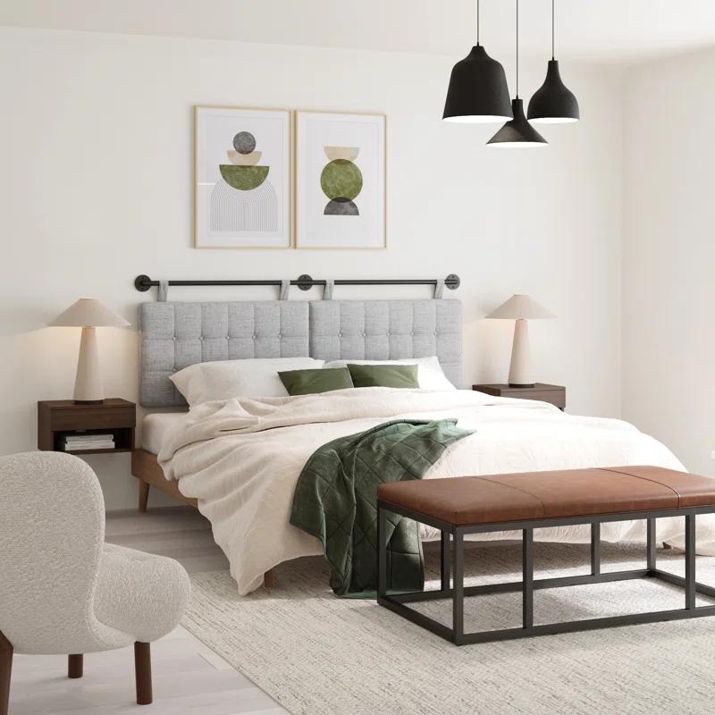 Nathan James Upholstered Headboard