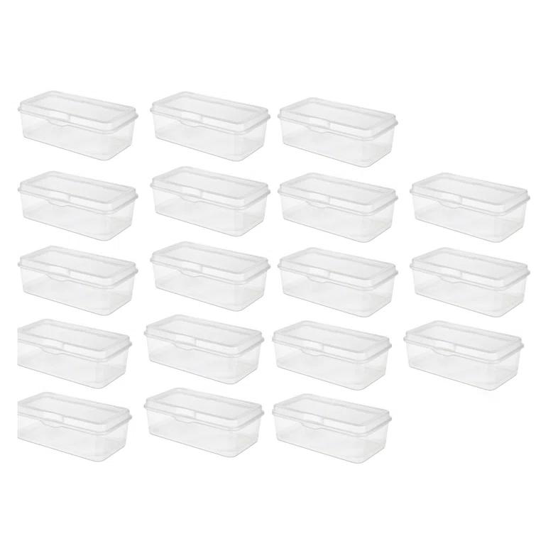 Sterilite Sterilite Plastic Stacking FlipTop Latching Storage Box Container