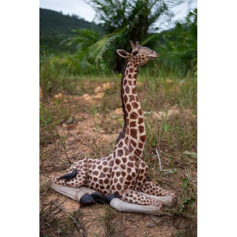 Hi-Line Gift Ltd. Baby Giraffe Lying