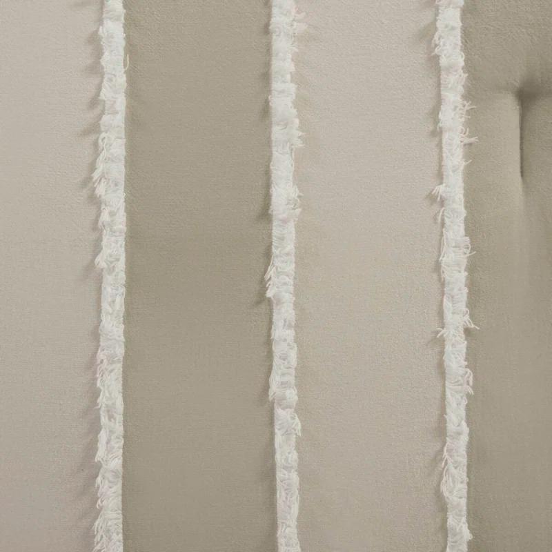 INK+IVY Shay 3 Piece Striped Cotton Duvet Cover Set