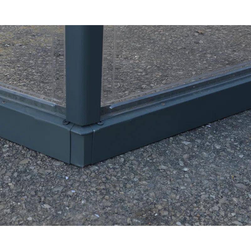 Canopia Palram - Canopia Oasis 12' x 10' Hexagonal Walk-In Hobby Polycarbonate Aluminum Frame Greenhouse Outdoor Living Structure - Gray