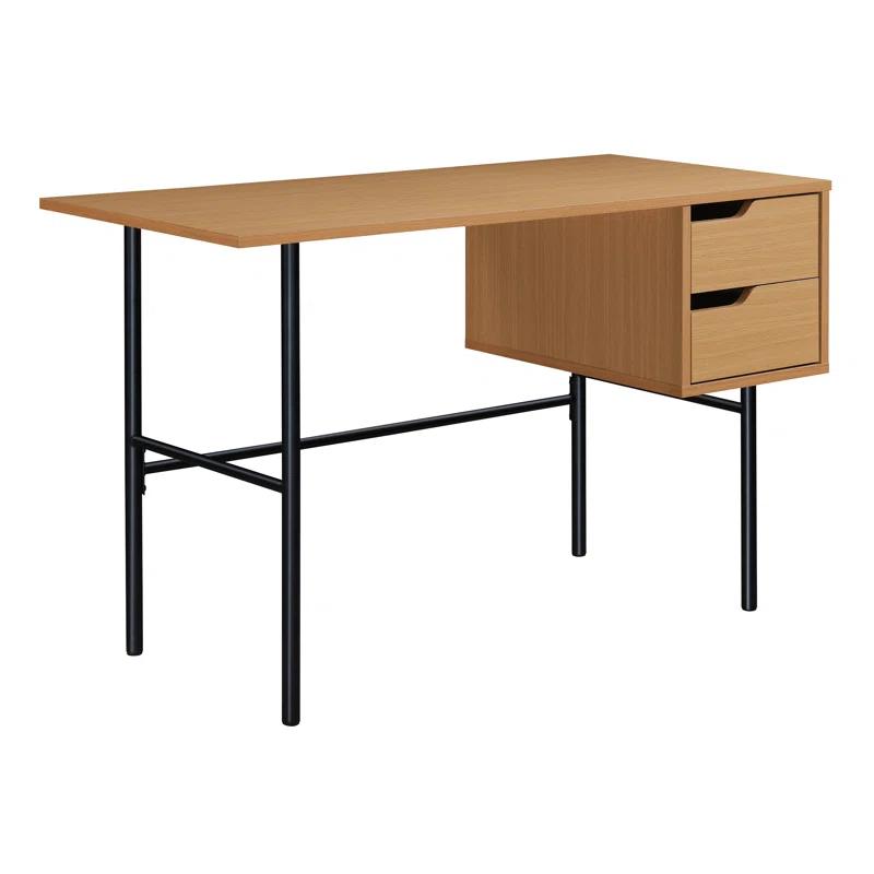 OSP Designs Metal Base Writing Desk