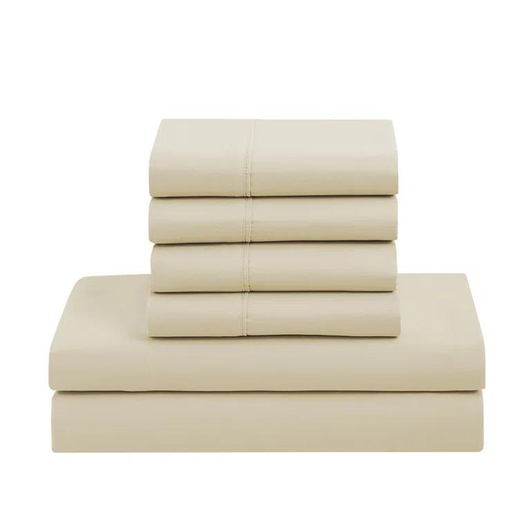 Sweet Home Collection All Season Bed-in-A-Bag 5pc/7pc Solid Color Comforter & Sheet Set Ultra Soft Bedding by Sweet Home Collection