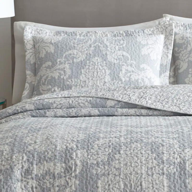 Laura Ashley Celina Patchwork Laura Ashley Reversible Cotton Quilt Set