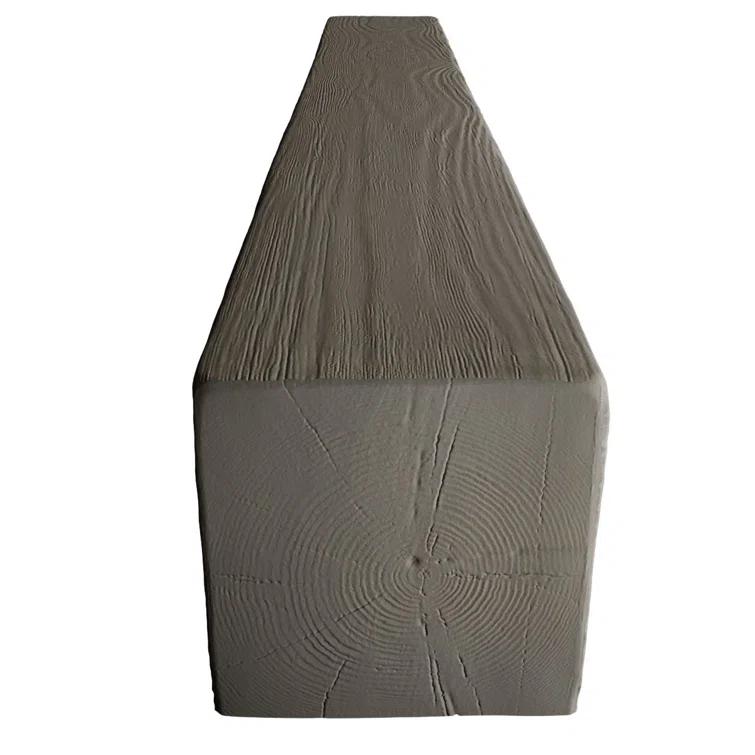 Sandblasted Endurathane Faux Wood 3-Sided Ceiling Beam (U-beam)