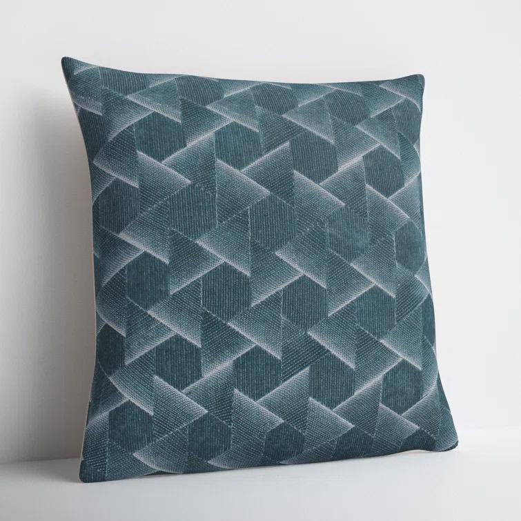 Gretchen Geometric Cotton Throw Pillow