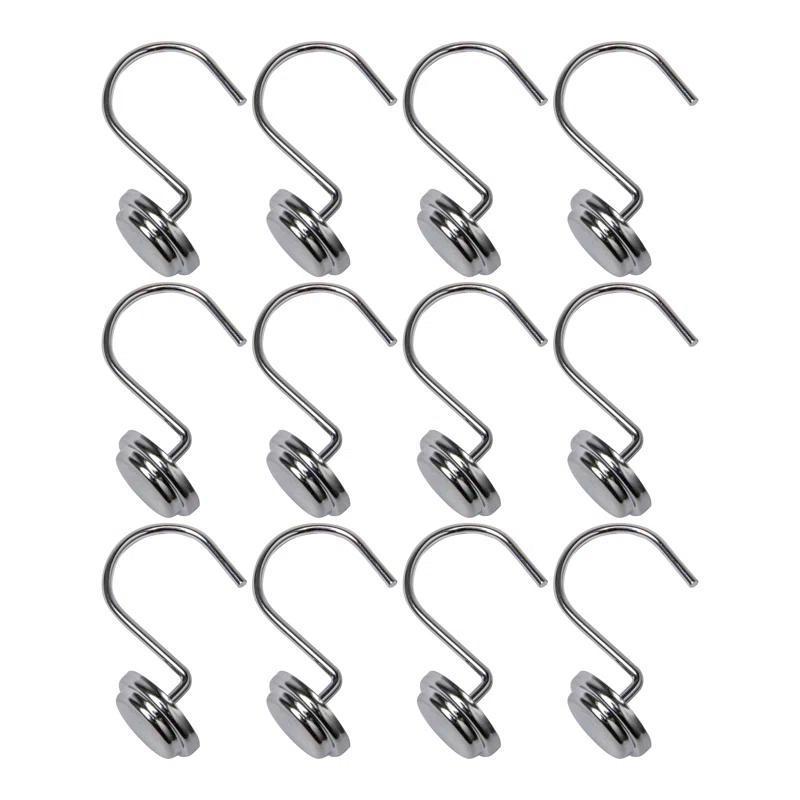 Utopia Alley Alley Steel Shower Curtain Hook (Set of 12)