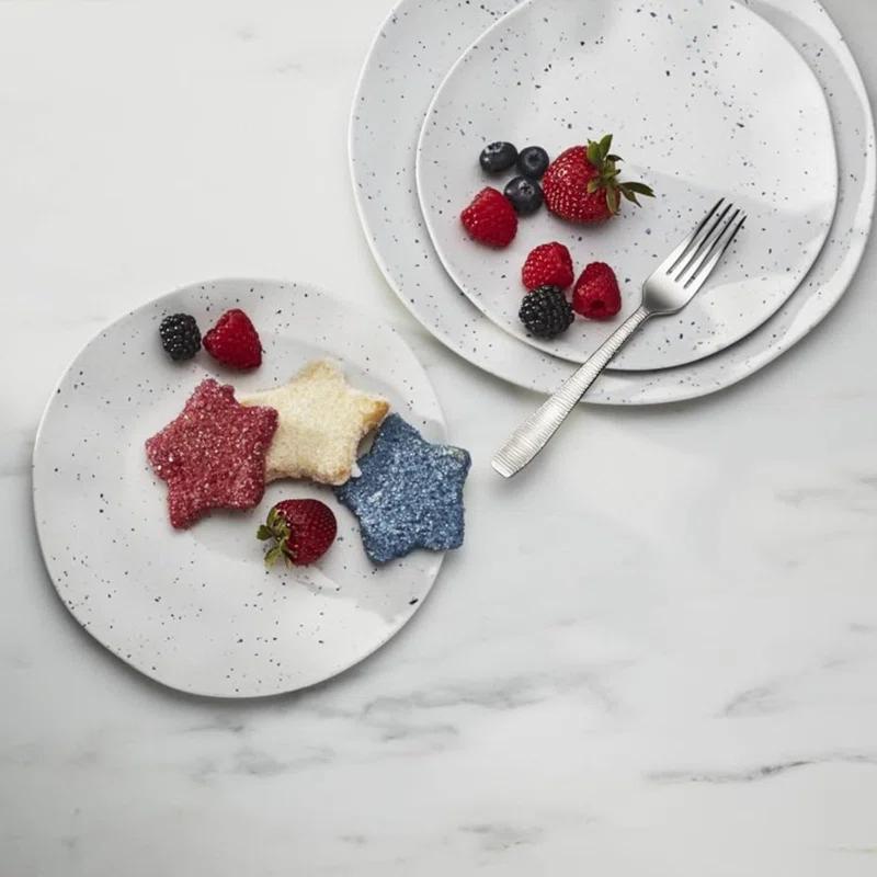 Oneida Terrazzo Melamine 12 Piece Dinnerware Set