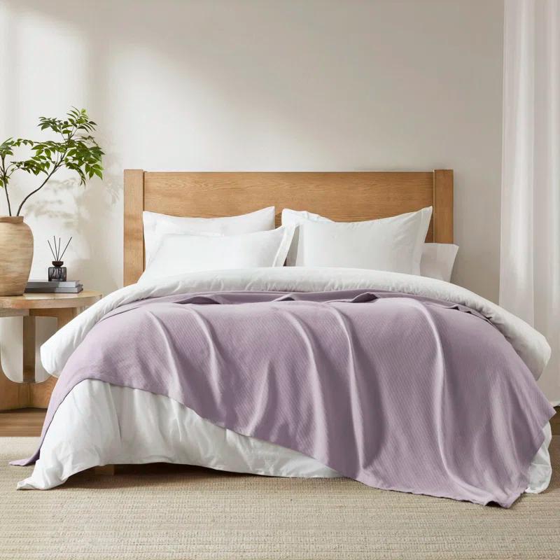 Madison Park Liquid Cotton Breathable Woven Blanket