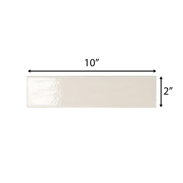 Encore Surfaces Mojave 2" x 10" Zellige Porcelain Wall Tile