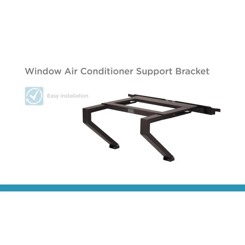 BLACK+DECKER BDWT6 Series BLACK DECKER BAB-2438 Window Air Conditioner Support Bracket, 7.1 x 25.8 x 16.7 inches, Grey