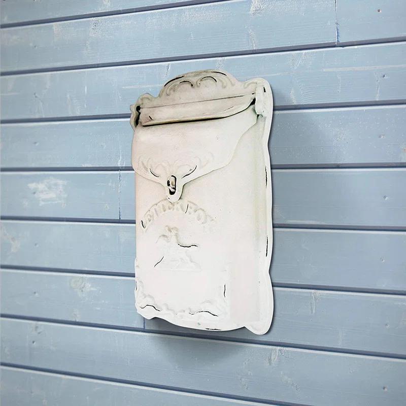 Cara Cast Iron Wall Mounted Mailbox