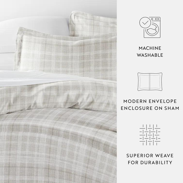 Becky Cameron Becky Cameron Plaid Duvet Cover Set