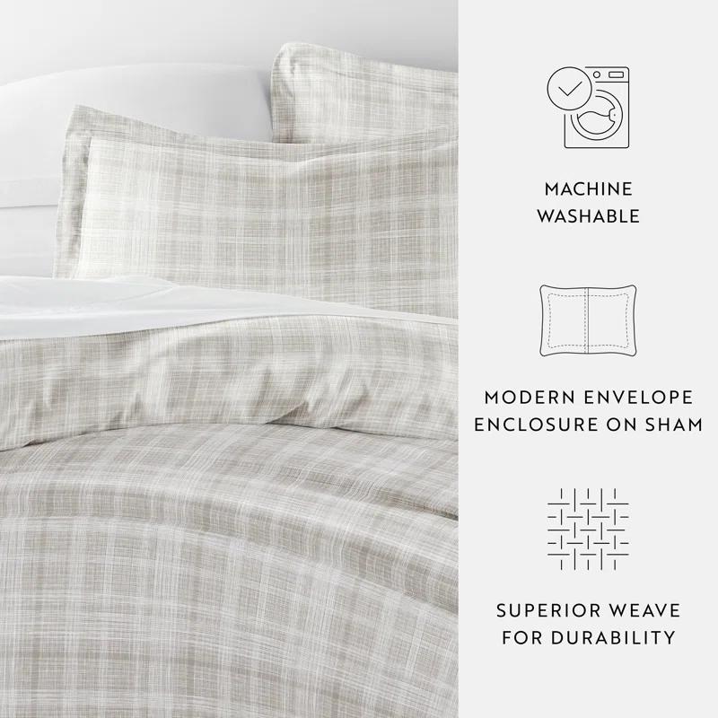 Becky Cameron Becky Cameron Plaid Duvet Cover Set